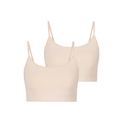 Abbildung von Lascana 2 PACK Bustier, Damen, Größe: 36/38, Champagner