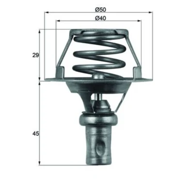 Abbildung von MAHLE ORIGINAL TX 66 91D Kühlwasserthermostat 91 50 mit Dichtung