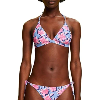 Abbildung von Esprit Wattiertes Neckholder Bikinitop Light blue lavender, Damen, Größe: 42xA, lavender