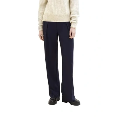 Abbildung von TOM Tailor LEA WIDE LEG MIT Recyceltem Stoffhose, Damen, Größe: 34x30, Sky captain blue