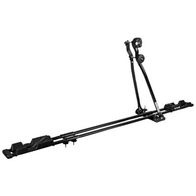 Abbildung von EUFAB 12014 Dach Fahrradträger SUPER BIKE, stehende Montage, für 1 Fahrrad, Dachträger, Schwarz