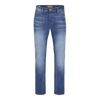 Abbildung von Herren Jack &amp; Jones Comfort Fit Jeans Mike ORIGINAL JOS Mid Waist Reg Basic, Farben:Blau, Größe Jeans:33W / 34L