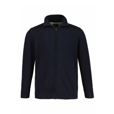Abbildung von JP1880 Strickjacke, Herren, Größe: XL, Dunkel marine