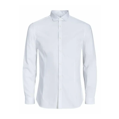 Abbildung von Jack &amp; Jones JJPRPARMA Shirt L/S PLS Businesshemd 12264030,White/Fit:Loose Fit,4XL