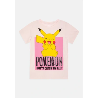 Abbildung von Name it Nkfjumma Pokemon Tshirt print für Kinder, Größe: 116, Festival bloom
