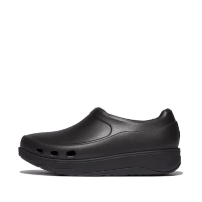 Abbildung von Fitflop Damen Work Hochleistungs Profi Clogs Schuh, Schwarz, 38 EU