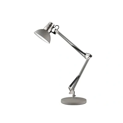 Abbildung von Fischer &amp; Honsel Tischleuchte Pit 1x E27 max. 40,0 Watt, grau, 98271, 23 x 74,5 cm (LxBxH)