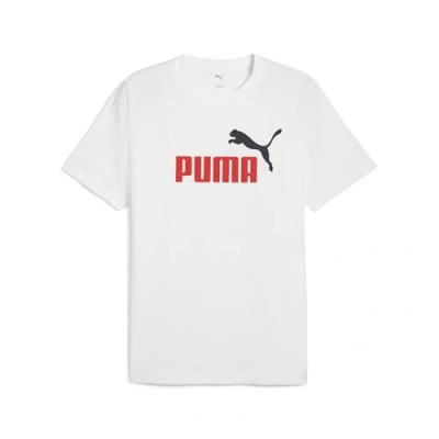 Abbildung von PUMA Unisex ESS 2 Color No. 1 Logo Tee T Shirts, White,