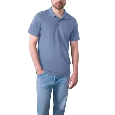 Abbildung von HRM Herren Heavy Performance Polohemd, Sky Blue, 6XL EU