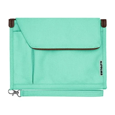 Abbildung von A5 Konferenzordner Business Organizer Tasche Notepad Tragetasche Dokumentenkoffer Portfolio (Minzgrün)