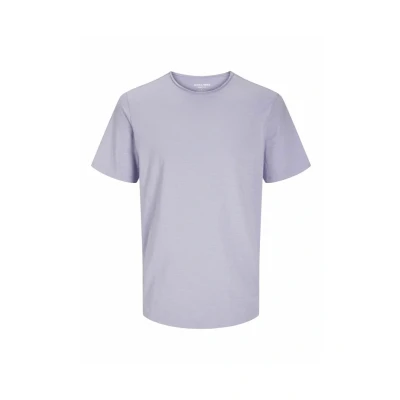 Abbildung von Jack &amp; Jones Jjebasher Oneck Tshirt basic, Herren, Größe: Large, Languid lavender