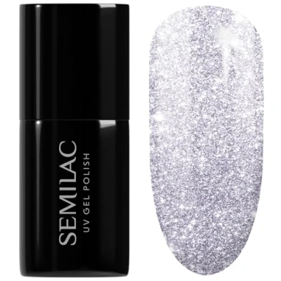 Abbildung von Semilac UV Nagellack Hybrid 461 Hollywood Silver 7ml Kollektion Flash