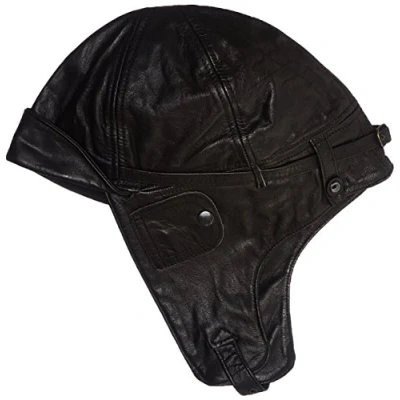 Abbildung von Mil Tec Unisex Erwachsene Flughelm 12425002 Flughelm, Schwarz, S