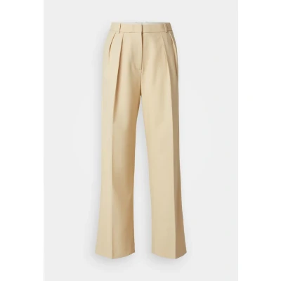 Abbildung von Tommy Hilfiger CORE Relaxed Straight Stoffhose, Damen, Größe: 40, Country ivory