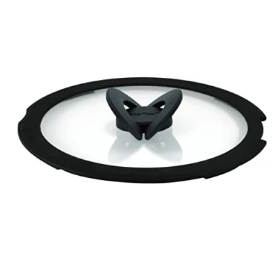 Abbildung von Tefal Ingenio Transparent und Schwarz, Glasdeckel, 16 cm