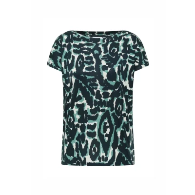 Abbildung von Cecil Gemustertes Tshirt print, Damen, Größe: XL, Grün