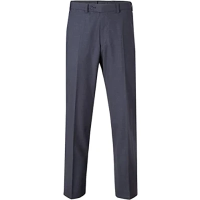 Abbildung von Eurex by Brax Herren Jan Flatfront Schurwollmix Hose, Mid Grey, W34/L30 (Herstellergröße: 24U)