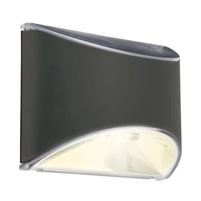 Abbildung von BRILONER Solarlampen für Außen Hängend, LED Wandleuchte Aussen, Wandlampe Innen, Strahler Außen, Aussenlampe Wand, Solarlampe Outdoor Inkl. Akku, Automatisches Ein und Ausschalten, Anthrazit