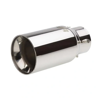 Abbildung von Simoni Racing TRX/89 Auspuffblende 90mm rund, gerade Edelstahl 185mm
