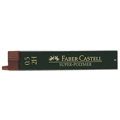 Abbildung von Faber Castell Rohr mit 12 Minen, 0,5 mm, in Blisterverpackung 2H