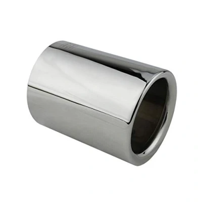 Abbildung von L&amp;P A304 1 Auspuffblende Edelstahl 76mm Endrohrblende spiegel poliert Chrom Plug&amp;Play Endrohrblenden Auspuff Blende Endrohre Vergleichsnummern 1830 7622764 7622762 8648042 8648044