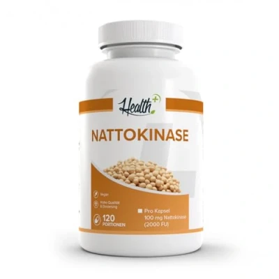 Abbildung von Zec+ Nutrition Nattokinase, 120 Kapseln aus fermentiertem Soja, GMO frei, blutverdünnend, gerinnungshemmend und blutdrucksenkend, Made in Germany