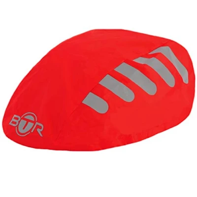 Abbildung von BTR Regenschutz für Fahrradhelm, winddichter Regenüberzug, atmungsaktiver und wasserfester Helmüberzug