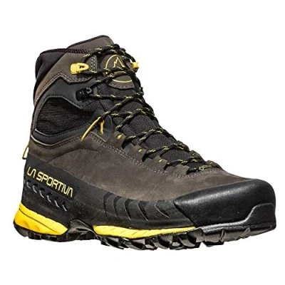 Abbildung von La Sportiva TX5 GORE TEX Hikingschuh, Herren, Größe: 42.5, Carbon/yellow Schuhe