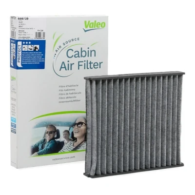 Abbildung von VALEO CLIMFILTER PROTECT 698739 Innenraumfilter Aktivkohlefilter 250 216 30 SKODA: Fabia 2, Roomster, 1 Combi, SEAT: Ibiza 4, 4 ST
