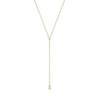 Abbildung von Elli Halskette Damen Y Kette Tropfen in 925 Sterling Silber Vergoldet
