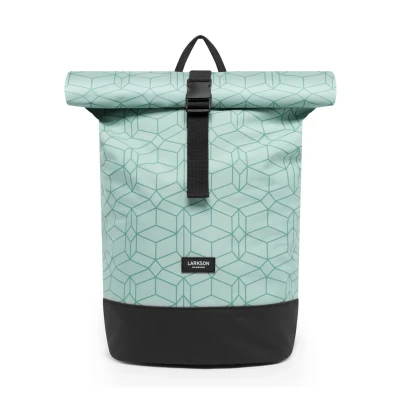 Abbildung von LARKSON Rucksack Damen &amp; Herren Mint Janne Rolltop mit Laptopfach für Uni, Arbeit, Reise Fahrrad Backpack Tagesrucksack Mittelgroß Wasserabweisend