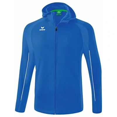 Abbildung von Erima Unisex Liga Star Trainingsjacke mit Kapuze, new royal/weiß, L