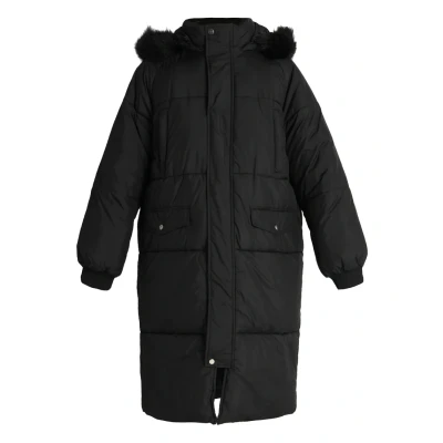 Abbildung von Urban Classics Curvy Ladies Oversize COAT Wintermantel, Damen, Größe: XXL, Black/black
