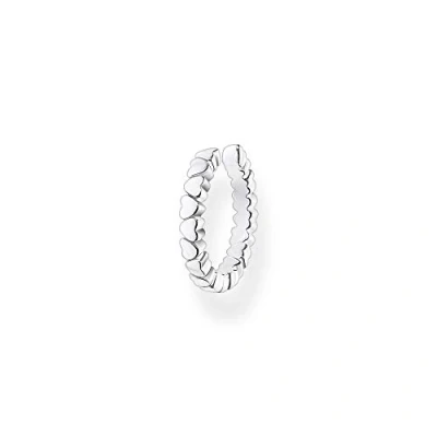 Abbildung von THOMAS SABO Damen Ohrklemme Herzen silber, 925 Sterlingsilber