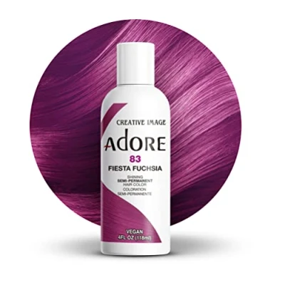 Abbildung von Creative Image Adore Semi Permanent Hair Color (83 Fiesta Fuchsia) by Images Systems
