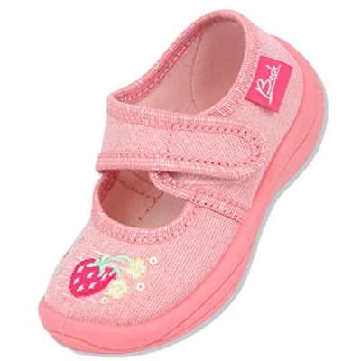 Abbildung von Beck Little Strawberry Hausschuh für Kinder, Größe: 19, Rosa Schuhe
