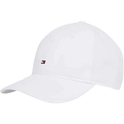 Abbildung von Tommy Hilfiger Herren Cap Flag Soft 6 Panel aus Baumwolle, Weiß (Th Optic White), Einheitsgröße