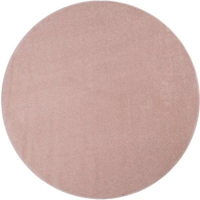 Abbildung von Paco Home Teppich "Porto 890" rund 13 mm Höhe Kurzflor, Uni-Farben, ideal im Wohnzimmer &amp; Schlafzimmer