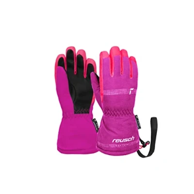 Abbildung von Reusch Unisex Baby Maxi R tex Xt wasserdichte Membran, Warme Skihandschuhe Alltagshandschuhe Schnee Schlittenfahren Babyhandschuhe Winter Handschuhe, 3364 Cactus Flower/pink glo, V