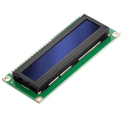 Abbildung von AZDelivery HD44780 1602 LCD Modul Display 2x16 Zeichen mit blauem Hintergrund und weißen kompatibel Arduino Raspberry Pi inklusive E Book!