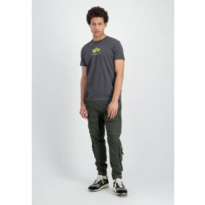 Abbildung von ALPHA INDUSTRIES Herren Basic T Ml Shirt, Grau (Vintage Grey), M
