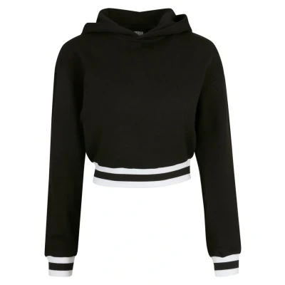 Abbildung von Urban Classics Short College Kapuzenpullover, Damen, Größe: XL, Black