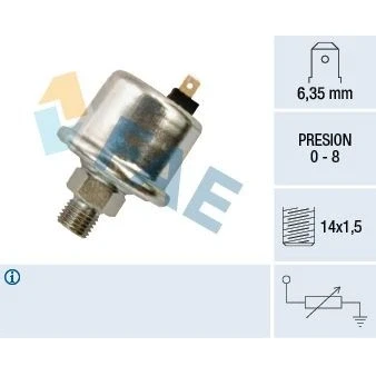 Abbildung von FAE 14530 Sensor, Öldruck M14x1,5