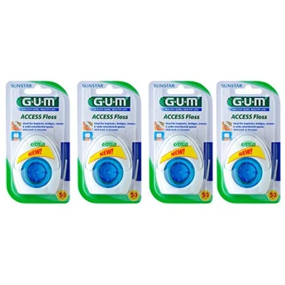 Abbildung von GUM ACCESS Floss für 50 Anwendungen, 6er Vorteilspack (6 Stück)