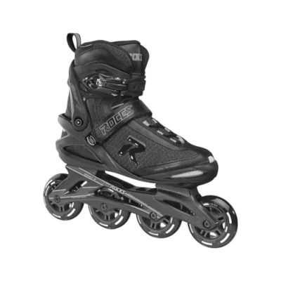 Abbildung von Roces Herren ICON Inline Skates, Black Dark Charcoal, 45