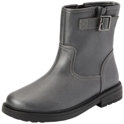 Abbildung von Geox J Eclair Girl B Ankle Boot, Gun, 32 EU