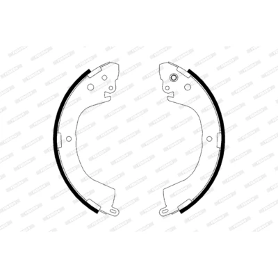 Abbildung von FERODO PREMIER FSB617 Bremsbacken 270 53 MITSUBISHI: L200 III Pickup