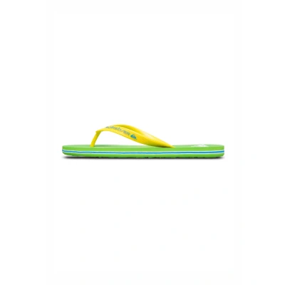 Abbildung von Quiksilver Molokai Zehentrenner, Herren, Größe: 43, Green yellow Kunststoff