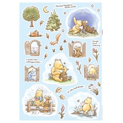 Abbildung von Komar Disney Wandtattoo Winnie The Pooh Adventures 50 x 70 cm (Breite Höhe) 61 Teile Pu, Bär, Hönig, Deco Sticker, Wandaufkleber, Wandsticker, Wanddeko, Kinderzimmer 14103h