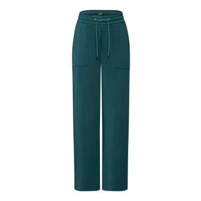 Abbildung von Cecil WIDE LEG Jogginghose, Damen, Größe: Lx30, Grün